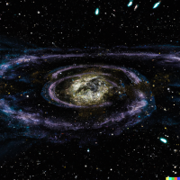 DALL·E 2022-12-05 12.25.08 - everlasting, hyperdetailed, time and space distorted by huge gravitational field in the universe.png